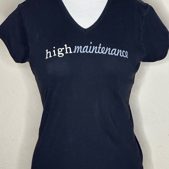 LOVE This Tee SHIRT -ANYTIME -HALLOWEEN READY Vee Neck SS TEE Easy Costume Med - Picture 3 of 5